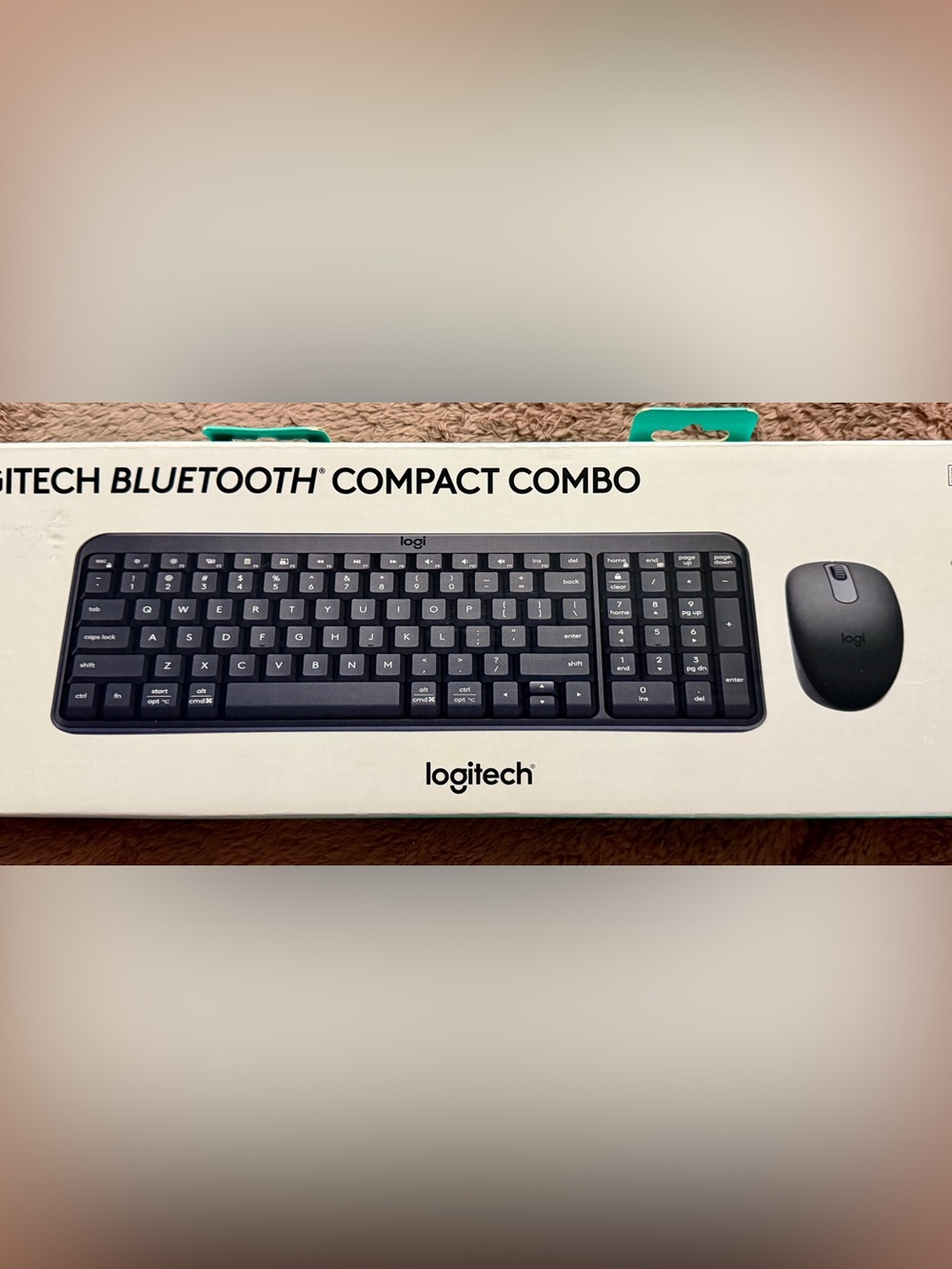 Logitech Bluetooth Compact Combo - Black: Dome Switch, Full Size *FULLY SEALED*